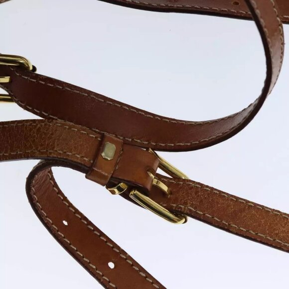 CELINE Macadam Canvas Backpack PVC Brown main image 10